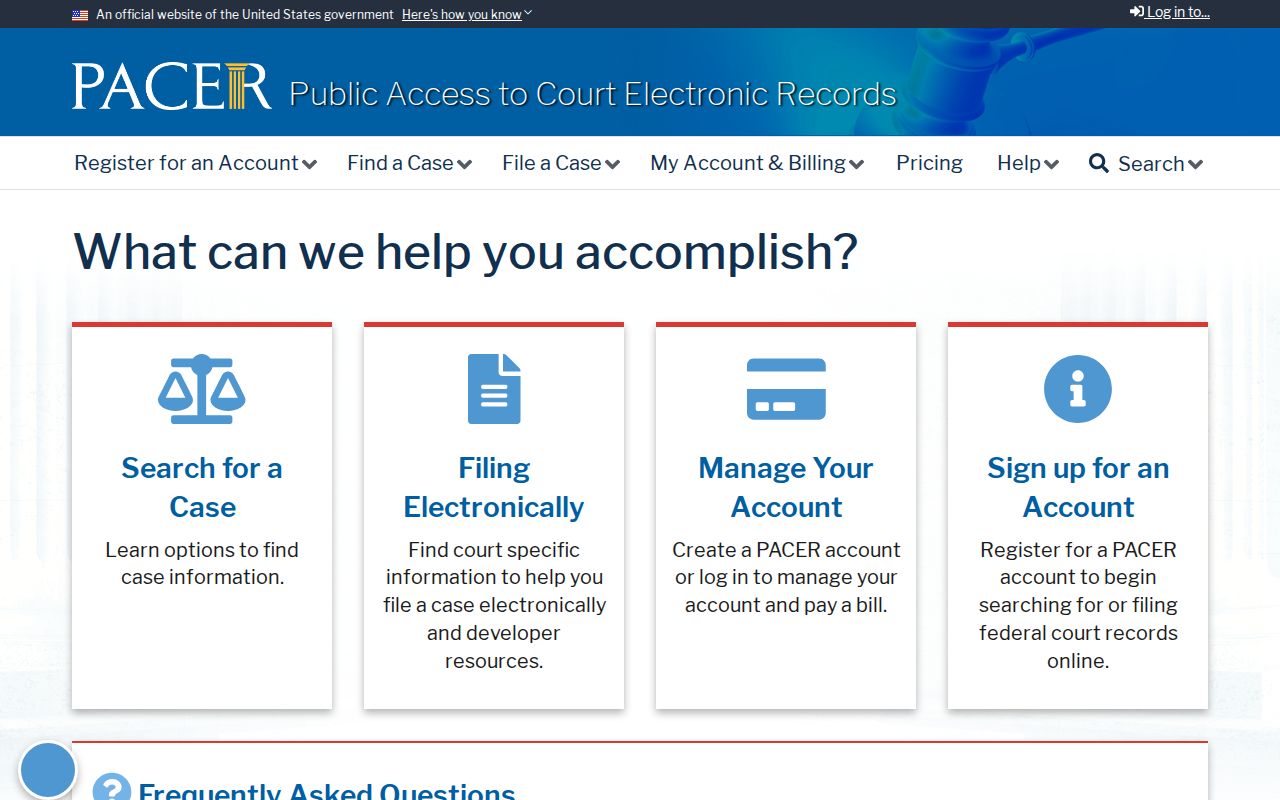 Carlisle County federal criminal court case PACER search